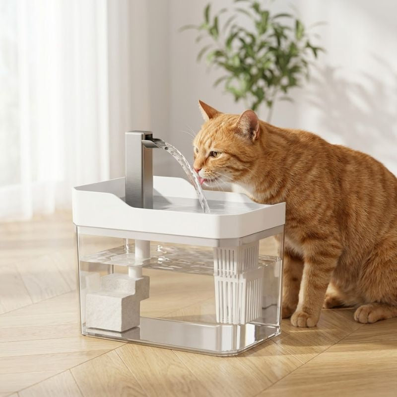Fontaine à Eau pour Chat — Eau Fraîche en Continu, Même en Votre Absence